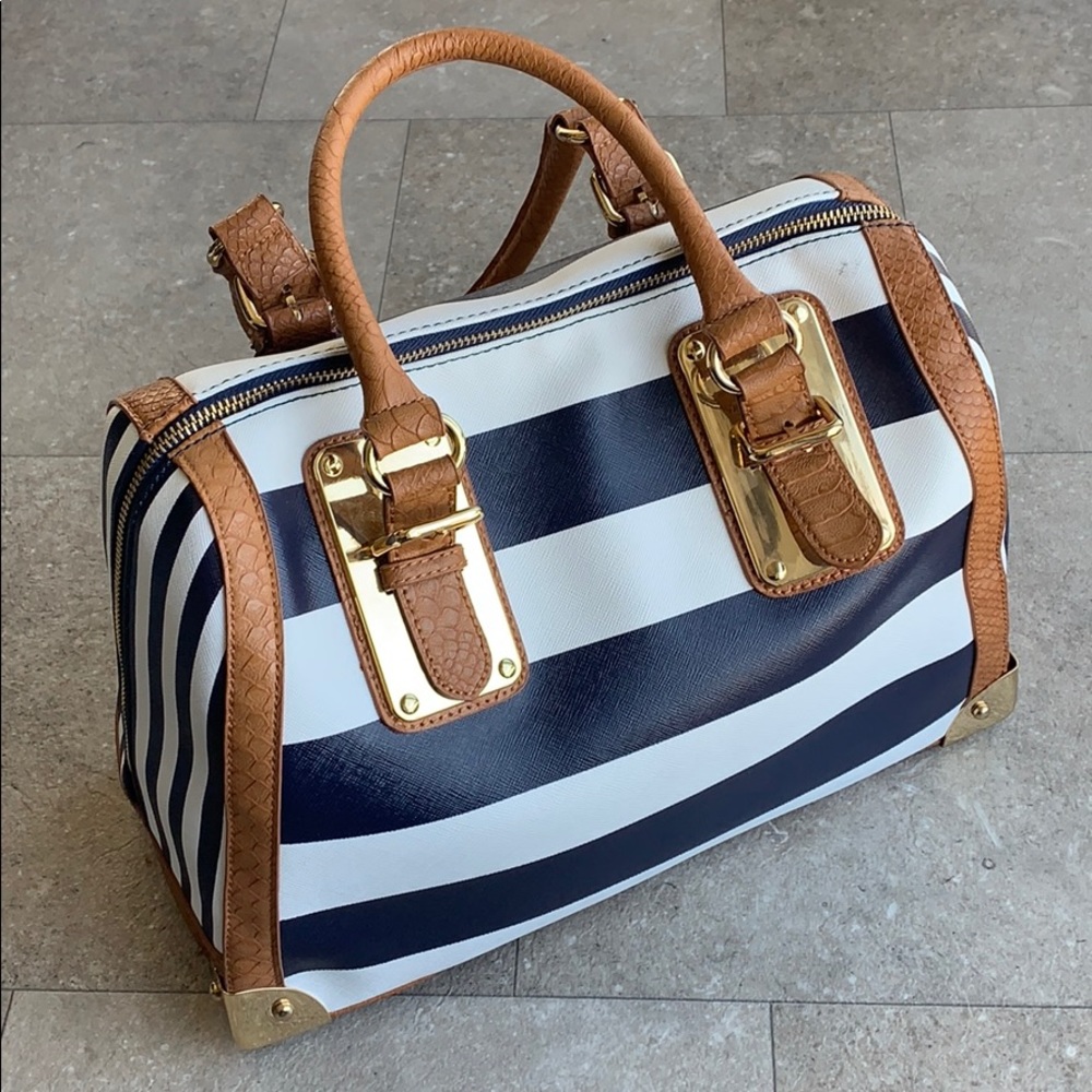 Aldo Blue and White Bag